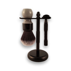 Regiment HQ Brush and Razor Stand, Black