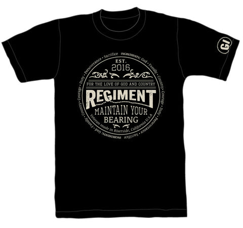 Regiment "Maintain Your Bearing" T Shirt